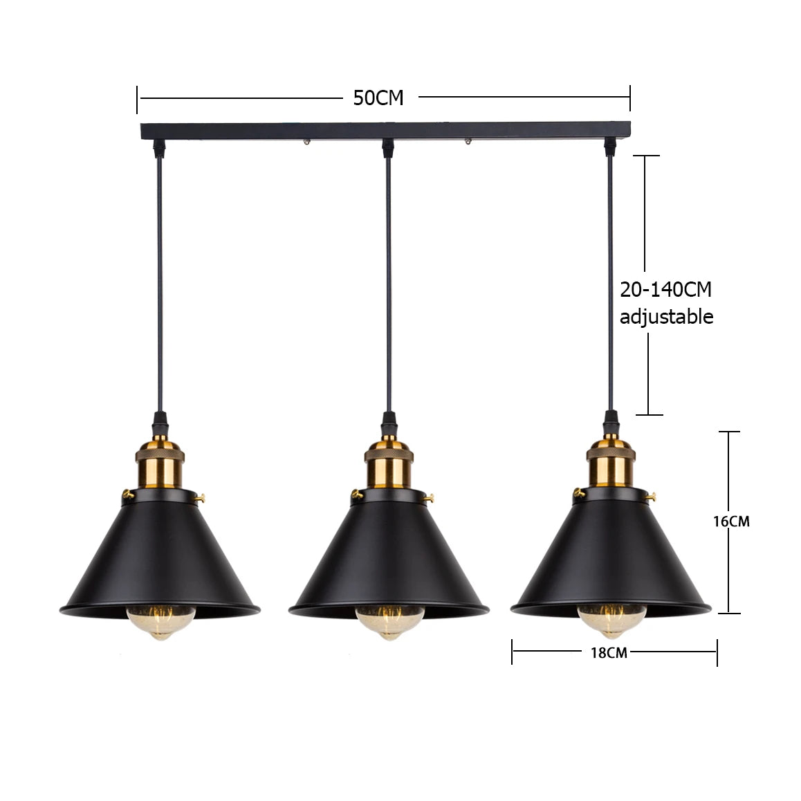 Lustre Vintage Estilo Loft Russo – Elegante, Moderno e Retrô Para Ambientes de Personalidade