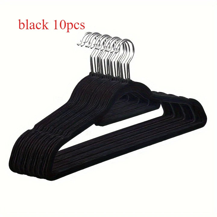 Cabide Multifuncional Antiderrapante de Plástico – Organização Inteligente para seu Guarda-Roupa