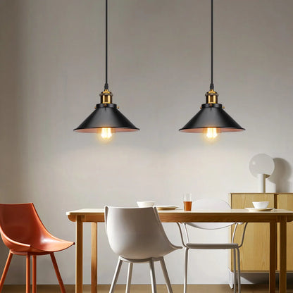 Luminária Pendente Vintage Estilo Loft Retrô – Lustre Industrial Edison com Base E27 para Sala de Estar