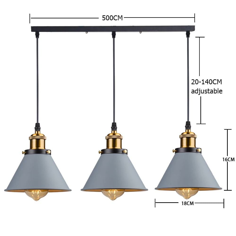 Lustre Vintage Estilo Loft Russo – Elegante, Moderno e Retrô Para Ambientes de Personalidade