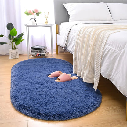 Tapete Felpudo Oval Decozy – Conforto, Elegância e Aconchego para Quarto e Sala