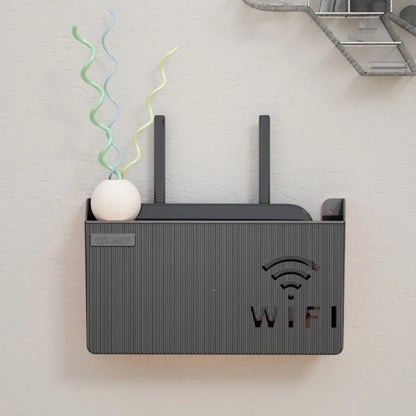 Suporte Organizador para Roteador Wi-Fi de Parede – Caixa Decorativa com Proteção