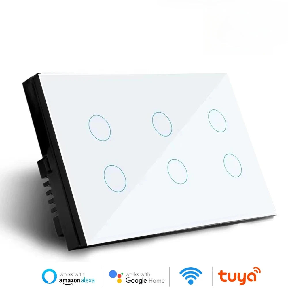 Interruptor Smart Wi-Fi Melery Touch – 1 a 10 Botões, Compatível com Alexa, Google Home e Tuya