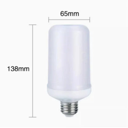 Lâmpada LED com Efeito de Chama Decozy – Encaixes E26 / E27 / E14 / B22, 85–265V, 12W – Emulação de Chama Tremulante para Decoração