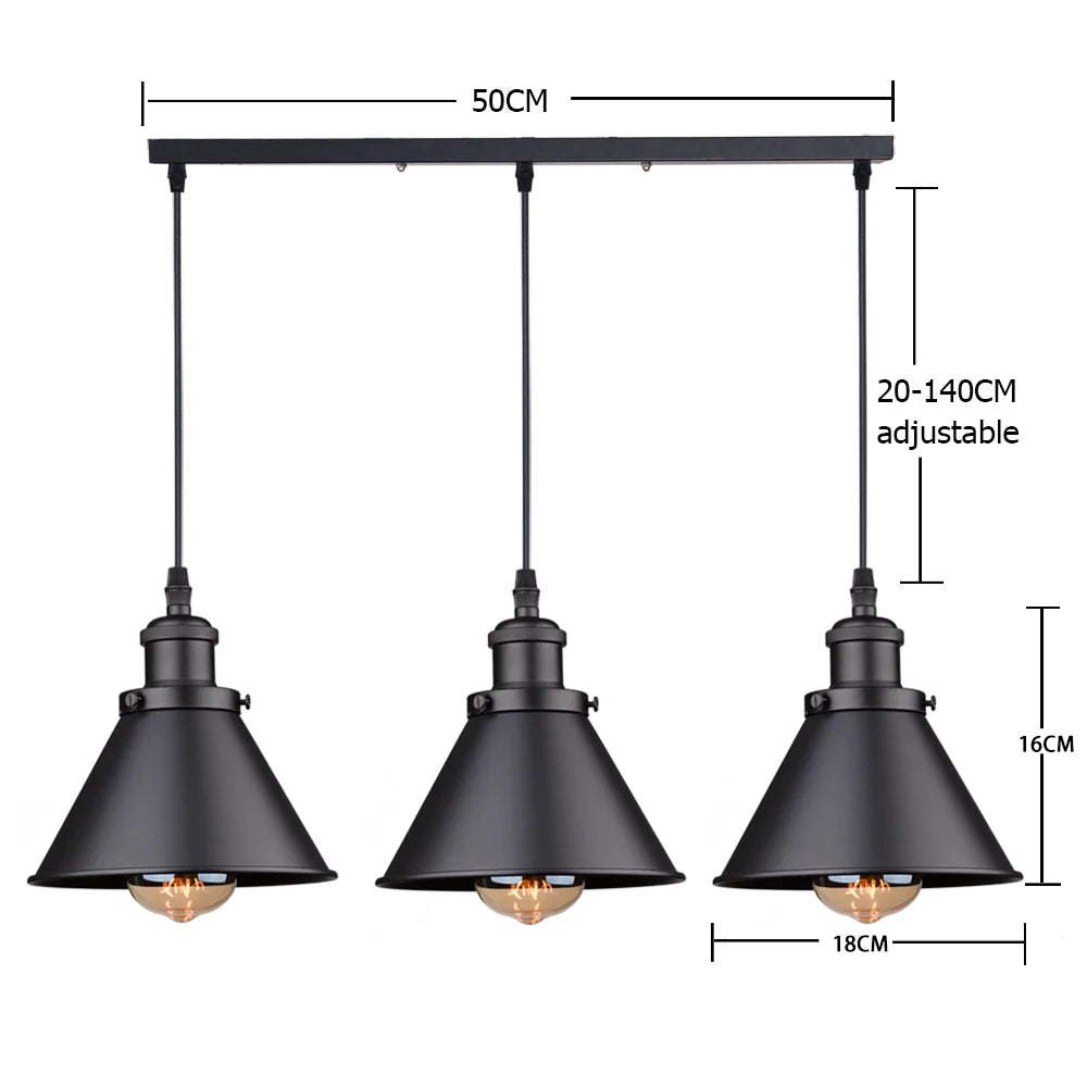 Lustre Vintage Estilo Loft Russo – Elegante, Moderno e Retrô Para Ambientes de Personalidade