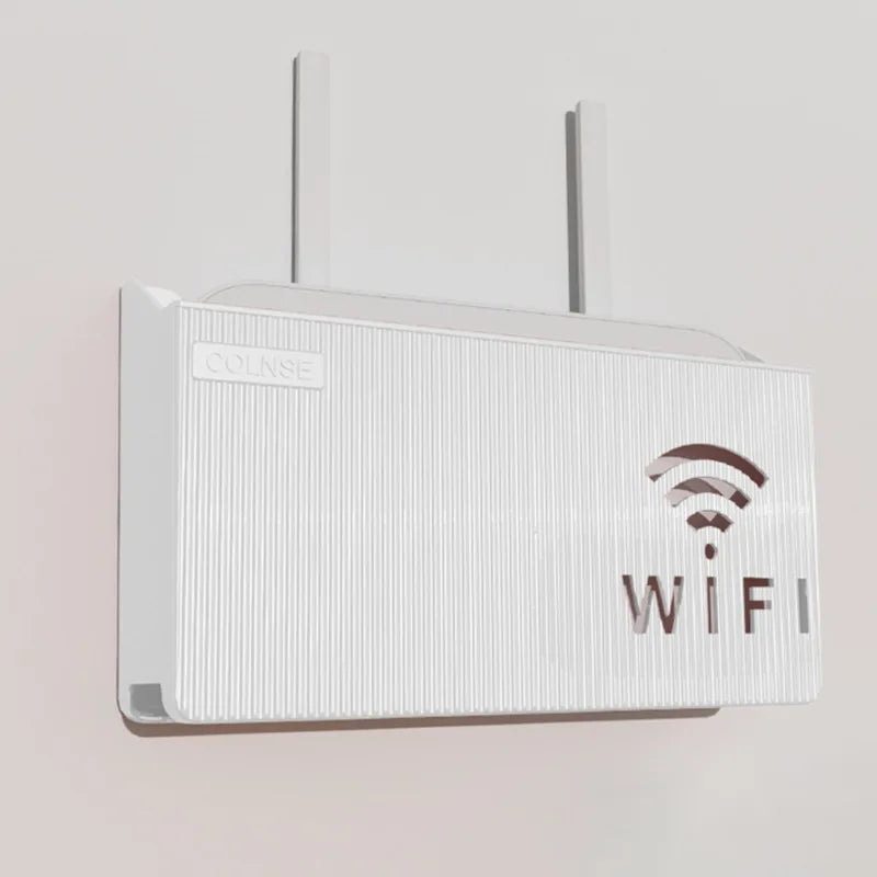 Suporte Organizador para Roteador Wi-Fi de Parede – Caixa Decorativa com Proteção