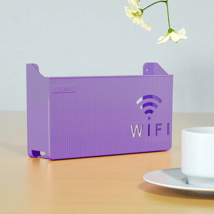 Suporte Organizador para Roteador Wi-Fi de Parede – Caixa Decorativa com Proteção