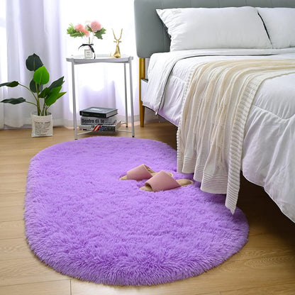 Tapete Felpudo Oval Decozy – Conforto, Elegância e Aconchego para Quarto e Sala