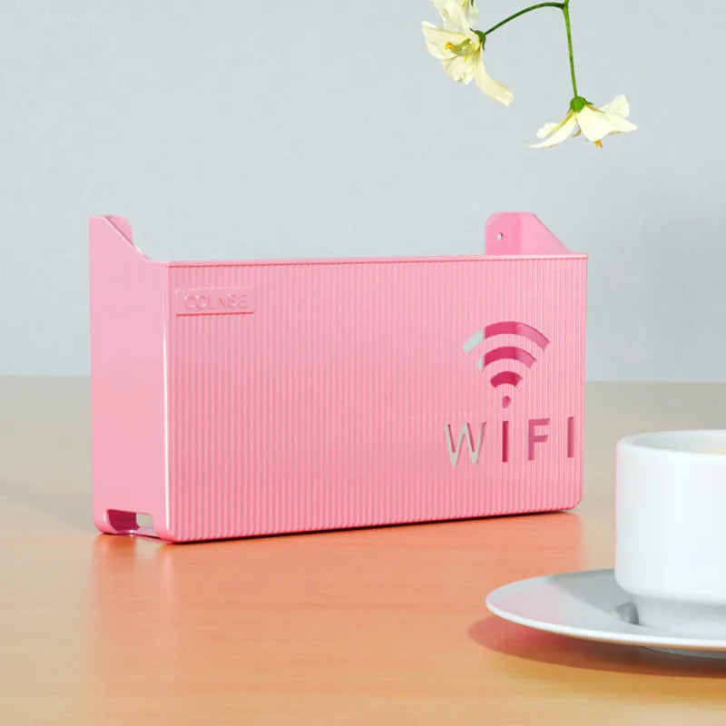 Suporte Organizador para Roteador Wi-Fi de Parede – Caixa Decorativa com Proteção