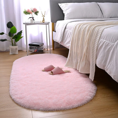 Tapete Felpudo Oval Decozy – Conforto, Elegância e Aconchego para Quarto e Sala