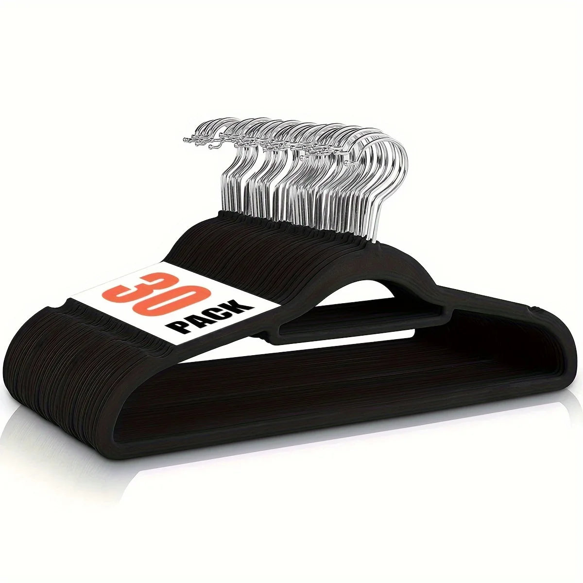 Cabide Multifuncional Antiderrapante de Plástico – Organização Inteligente para seu Guarda-Roupa