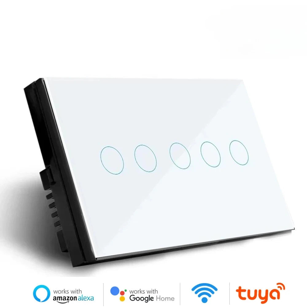 Interruptor Smart Wi-Fi Melery Touch – 1 a 10 Botões, Compatível com Alexa, Google Home e Tuya
