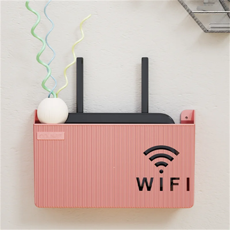 Suporte Organizador para Roteador Wi-Fi de Parede – Caixa Decorativa com Proteção