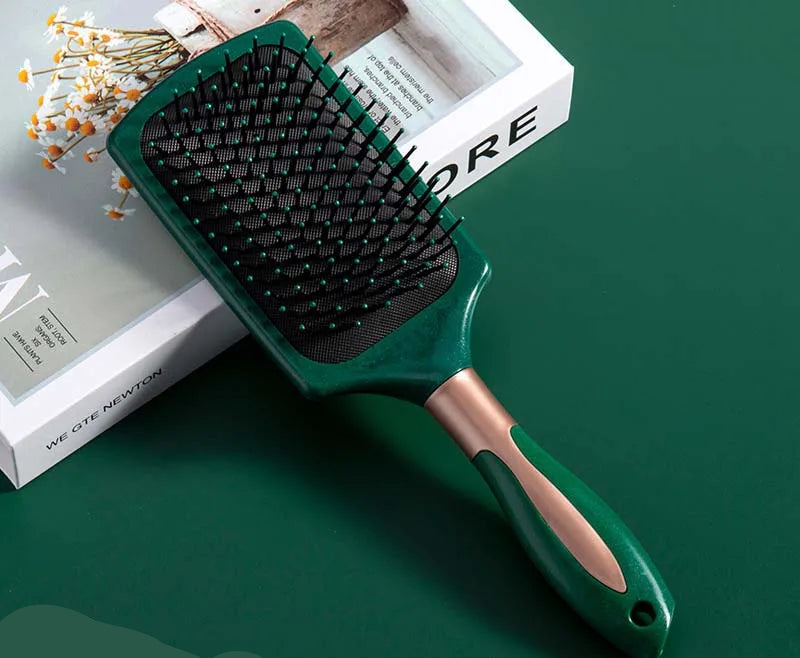 Kit de Escovas Profissionais para Cabelo – 4 Peças Antiestáticas com Cerdas Massageadoras