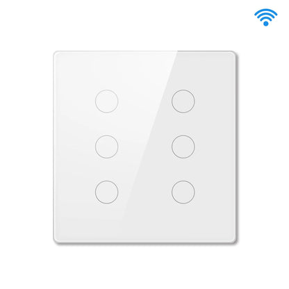 Interruptor Smart Wi-Fi Avatto 6 Botões – Touch em Vidro Temperado, Compatível com Alexa, Google Home e Tuya