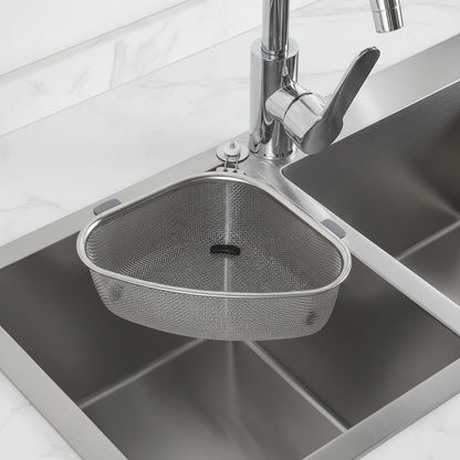 Cesto Coletor de Pia em Aço Inox – Filtro para Restos de Alimentos e Lavar Vegetais