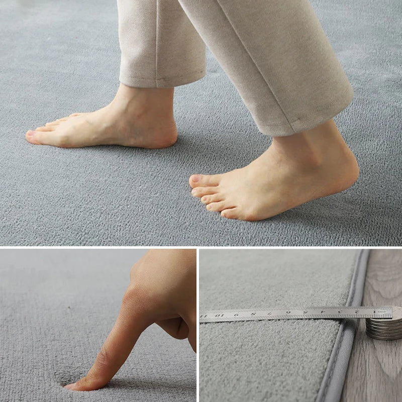 Tapete Felpudo Confort Premium Antiderrapante – Maciez, Estilo e Aconchego para Sua Sala