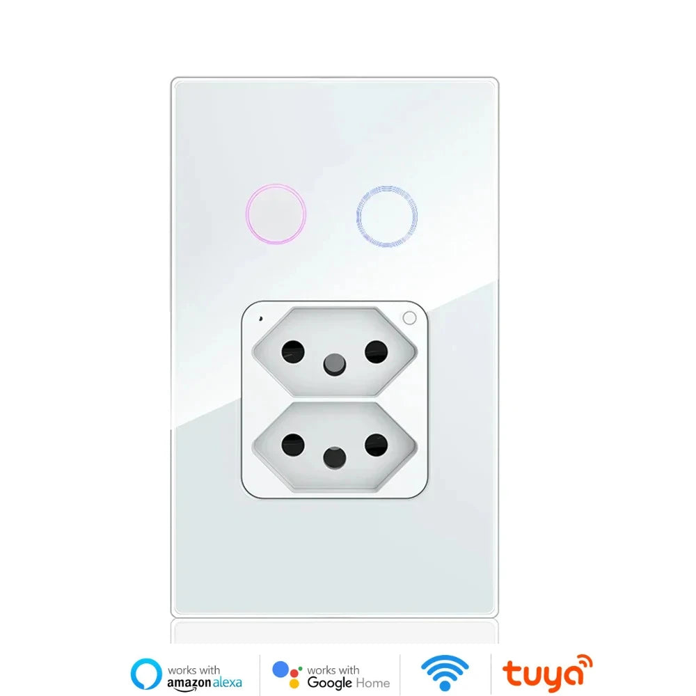 Melery Tomada Inteligente de Parede com Wi-Fi