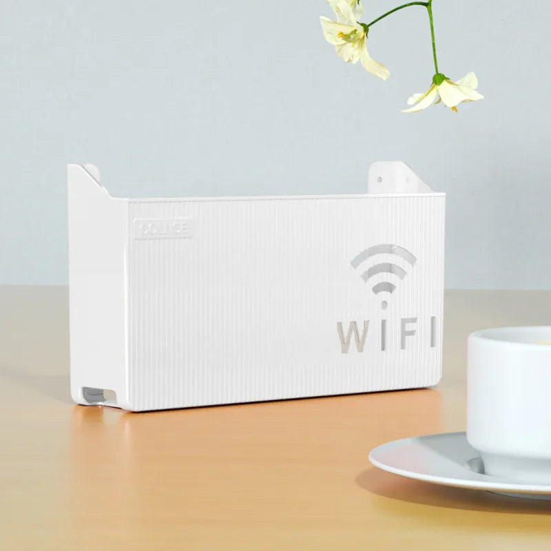 Suporte Organizador para Roteador Wi-Fi de Parede – Caixa Decorativa com Proteção