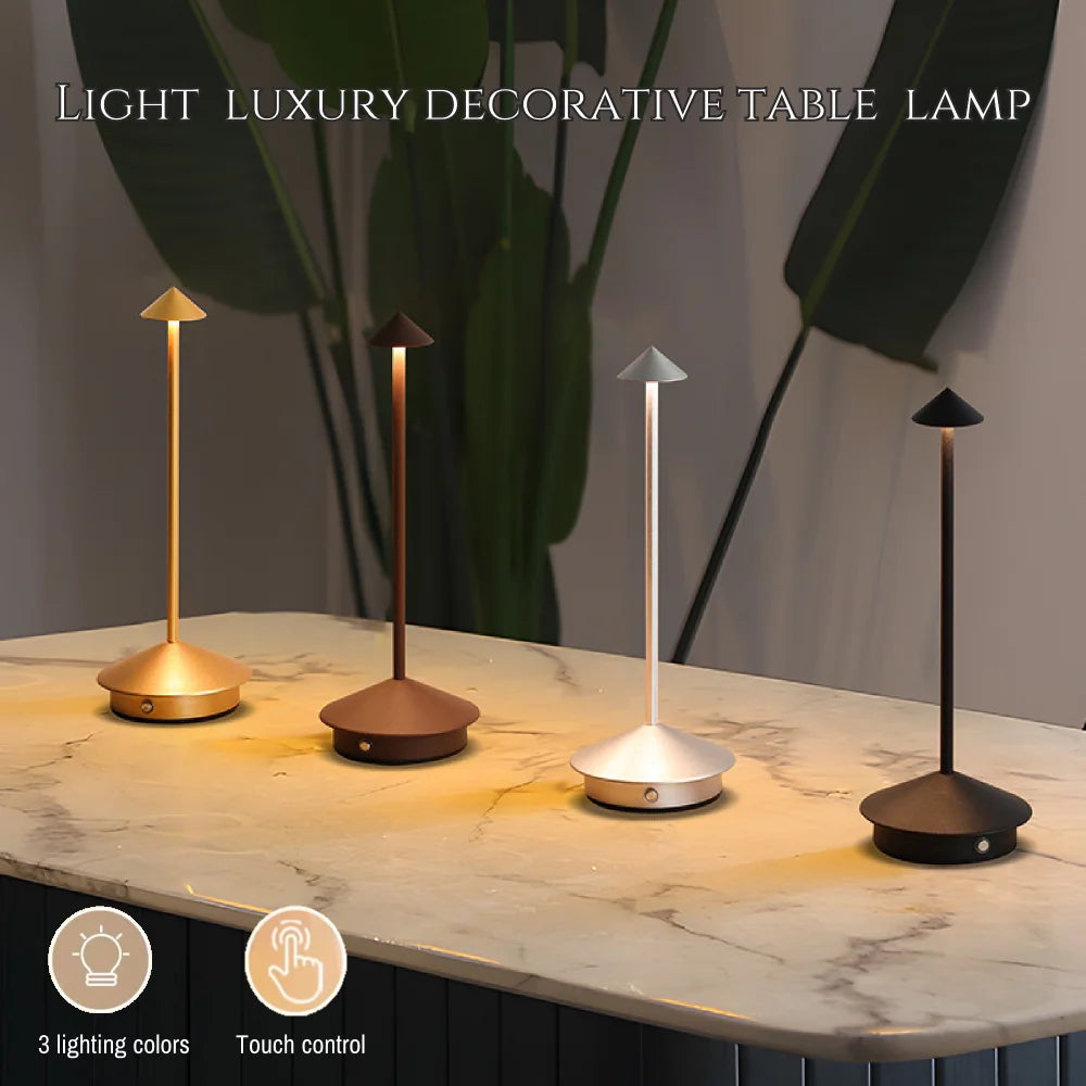 Luminária de Mesa LED Decozy com Design Minimalista Moderno que Transforma Qualquer Ambiente