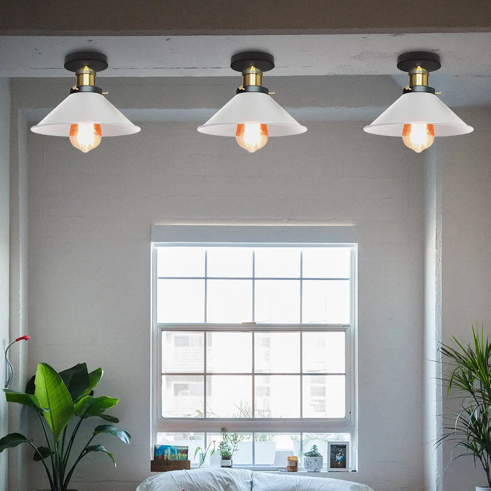 Luminária de Teto Retrô Industrial Estilo Loft Decozy: Design que Transforma Ambientes