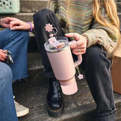 Acessório para Copo Stanley – Conjunto Completo com 9 Peças Antivazamento e Decorativas