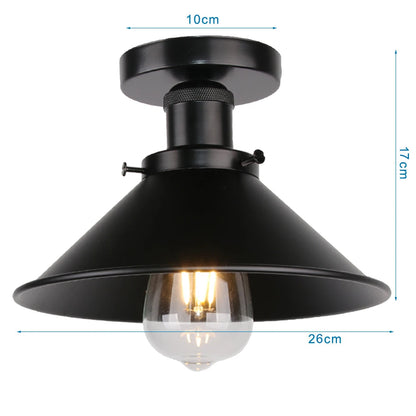 Luminária de Teto Retrô Industrial Estilo Loft Decozy: Design que Transforma Ambientes