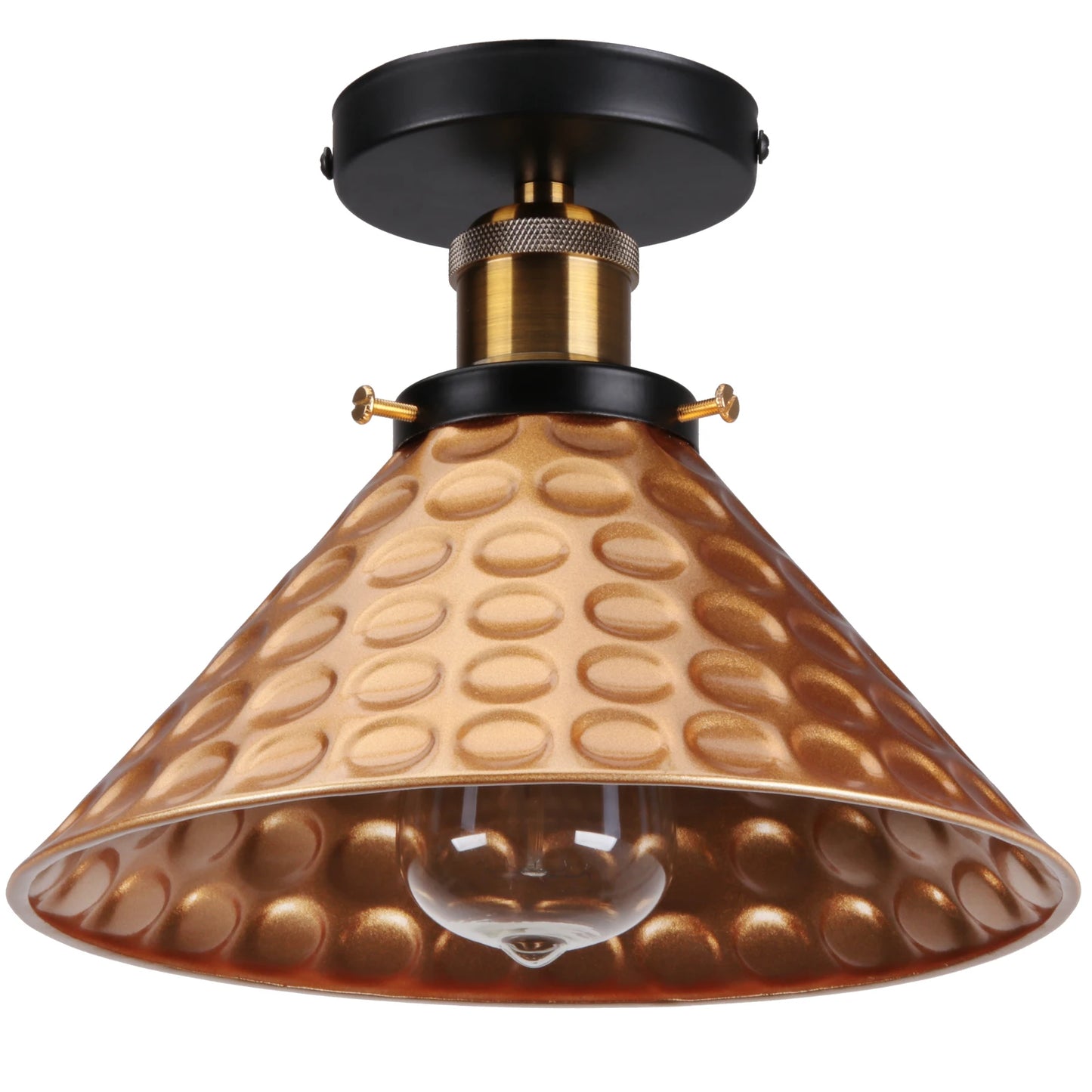 Luminária de Teto Retrô Industrial Estilo Loft Decozy: Design que Transforma Ambientes