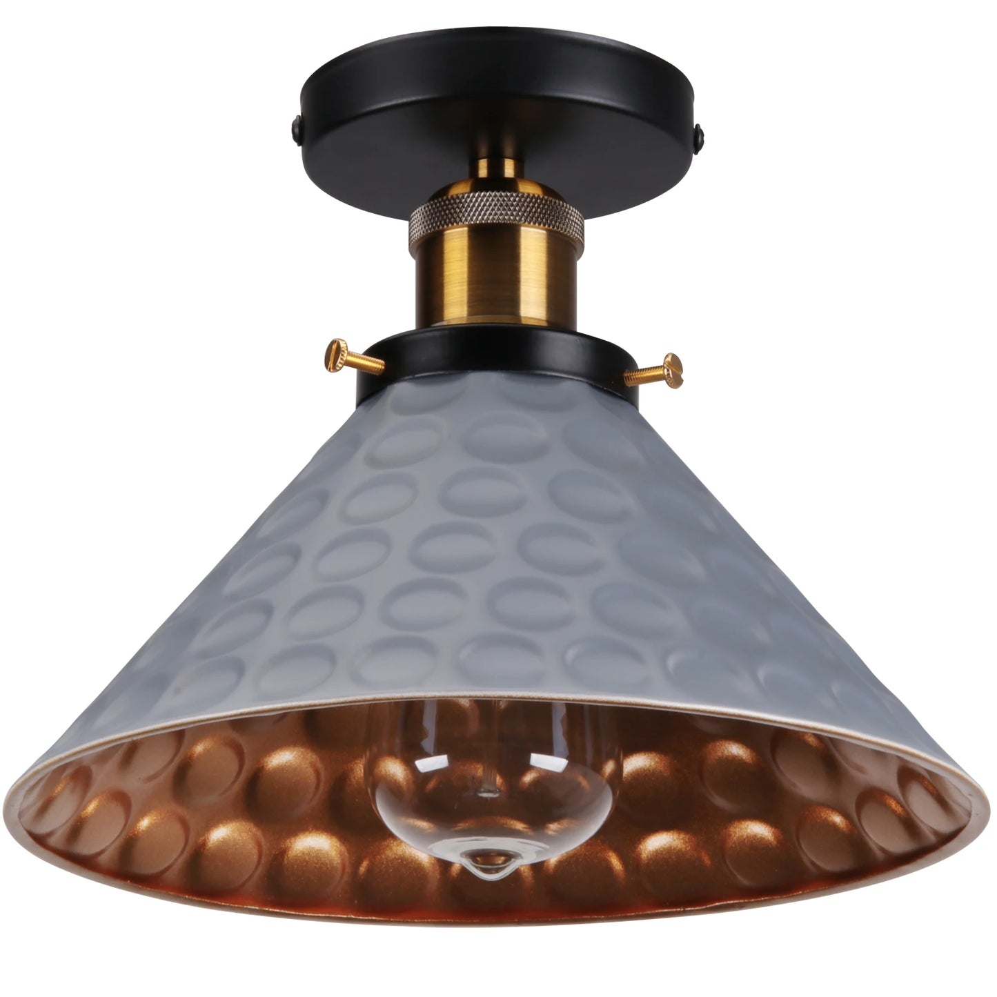 Luminária de Teto Retrô Industrial Estilo Loft Decozy: Design que Transforma Ambientes