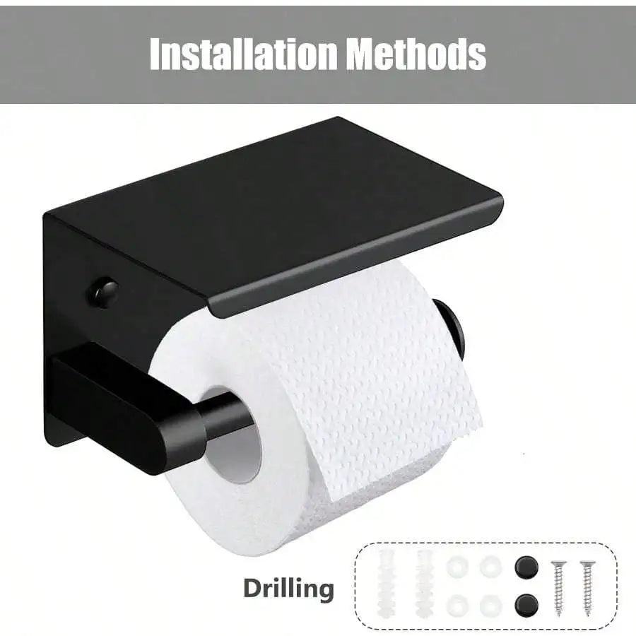 Porta-Papel Higiênico em Aço Inoxidável com Prateleira: Elegância, Resistência e Funcionalidade