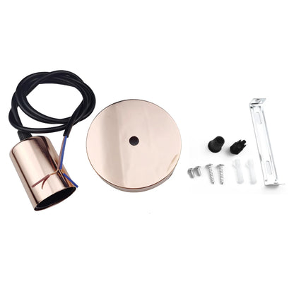 Luminária Pendente LED Moderna e Minimalista com Base E27 – Design Limpo e Sofisticado para Seu Ambiente