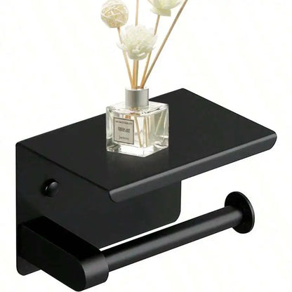 Porta-Papel Higiênico em Aço Inoxidável com Prateleira: Elegância, Resistência e Funcionalidade