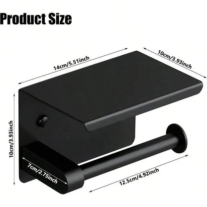 Porta-Papel Higiênico em Aço Inoxidável com Prateleira: Elegância, Resistência e Funcionalidade